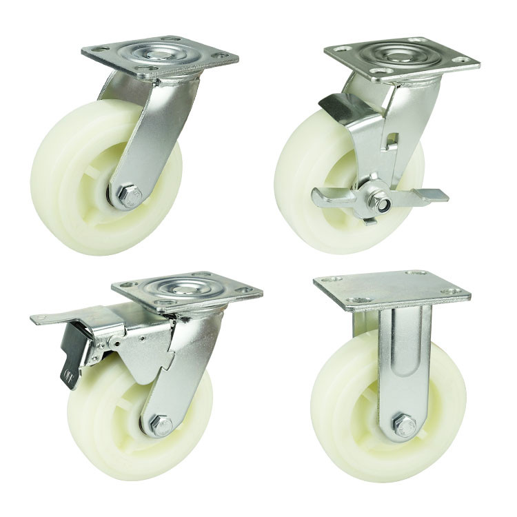 300KG 6″ Heavy Duty PP Loading Swivel Locking Caster