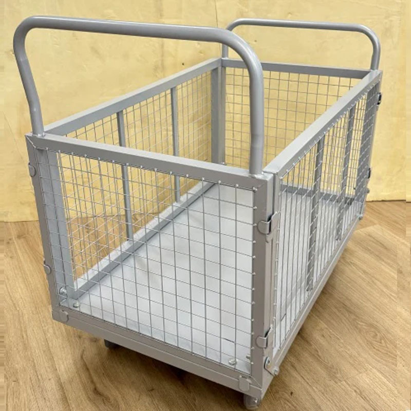 300KG Industrial Hand Trolley With Removable Sides